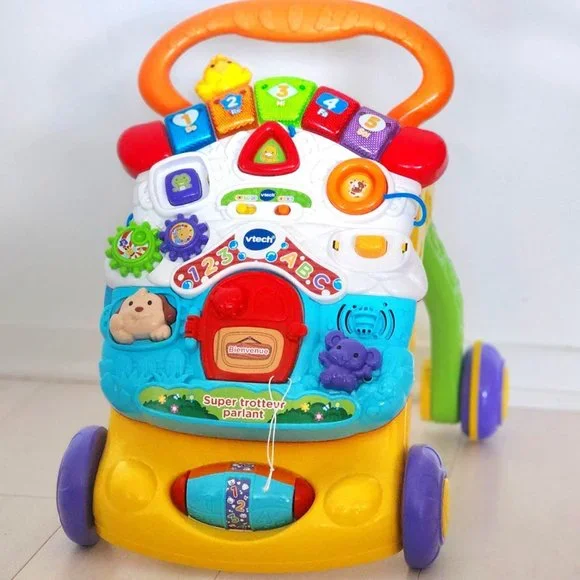 vtech Toys Vtech Stroll Discover Activity Walker French